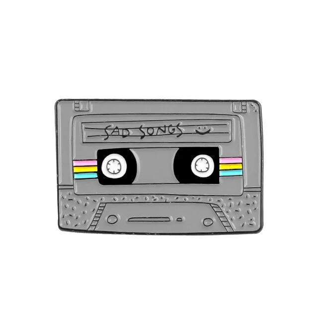 Cute Cassettes Metal Enamel Pin