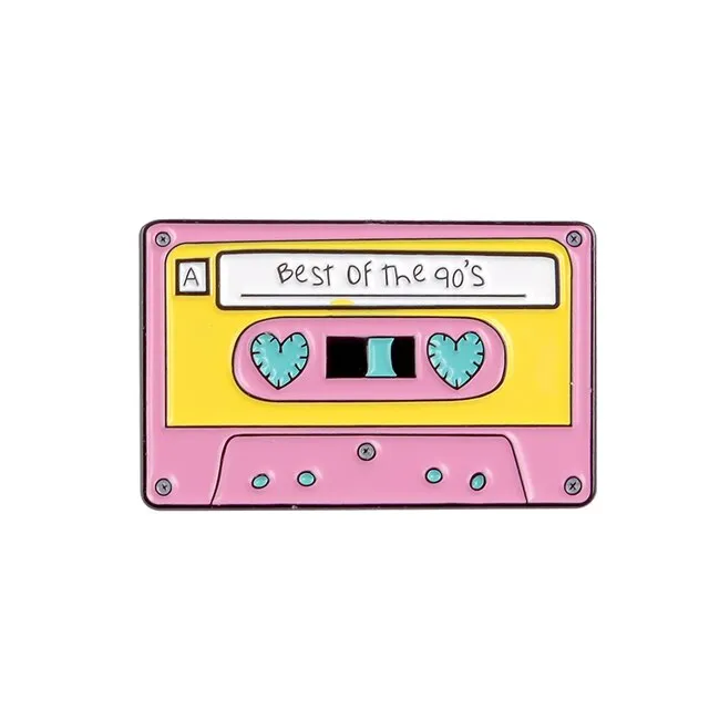 Cute Cassettes Metal Enamel Pin