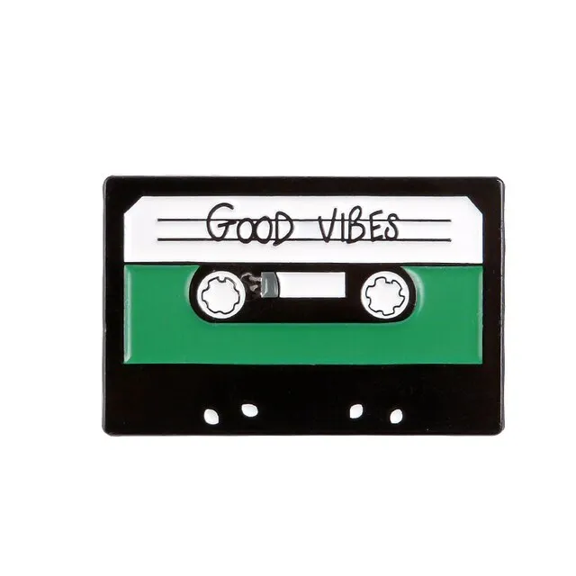 Cute Cassettes Metal Enamel Pin