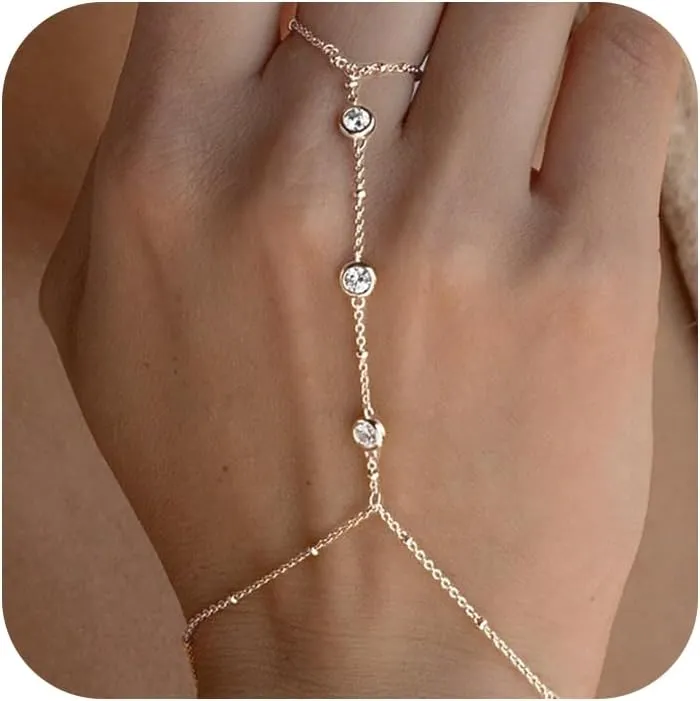DEARMAY Dainty Silver Bracelets for Women Trendy, 925 Sterling Silver Jewelry Set for Women Bracelets for Women Paperclip Box Herringbone Figaro Rope Chain Bracelet Fashion Pack Gifts for Women