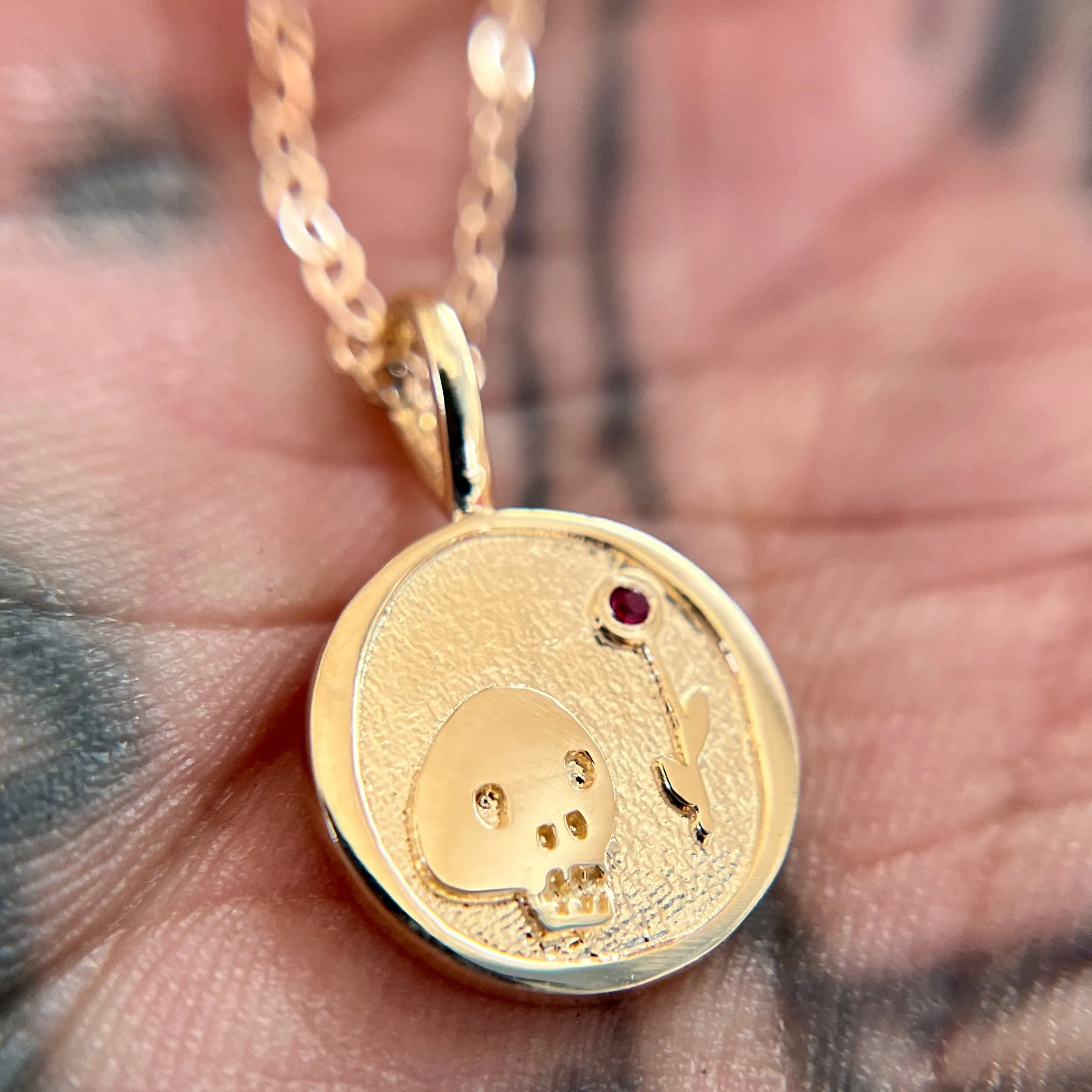 Death & Life 14k gold