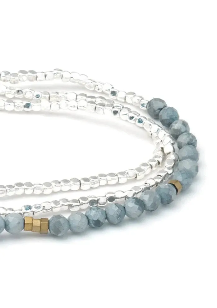 delicate nk/br-stone&gold howlite