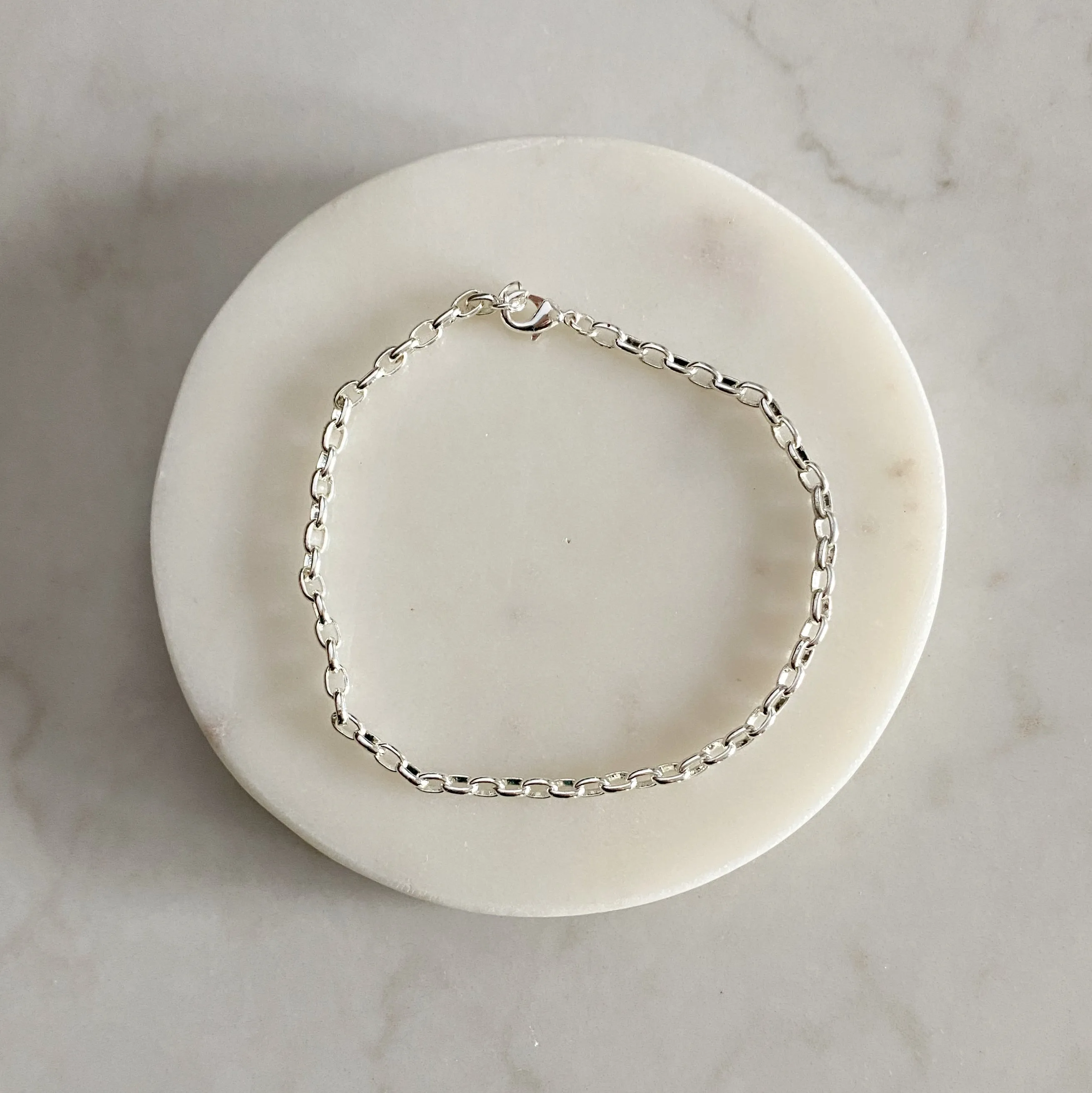 Delicate Silver Chain Bracelets