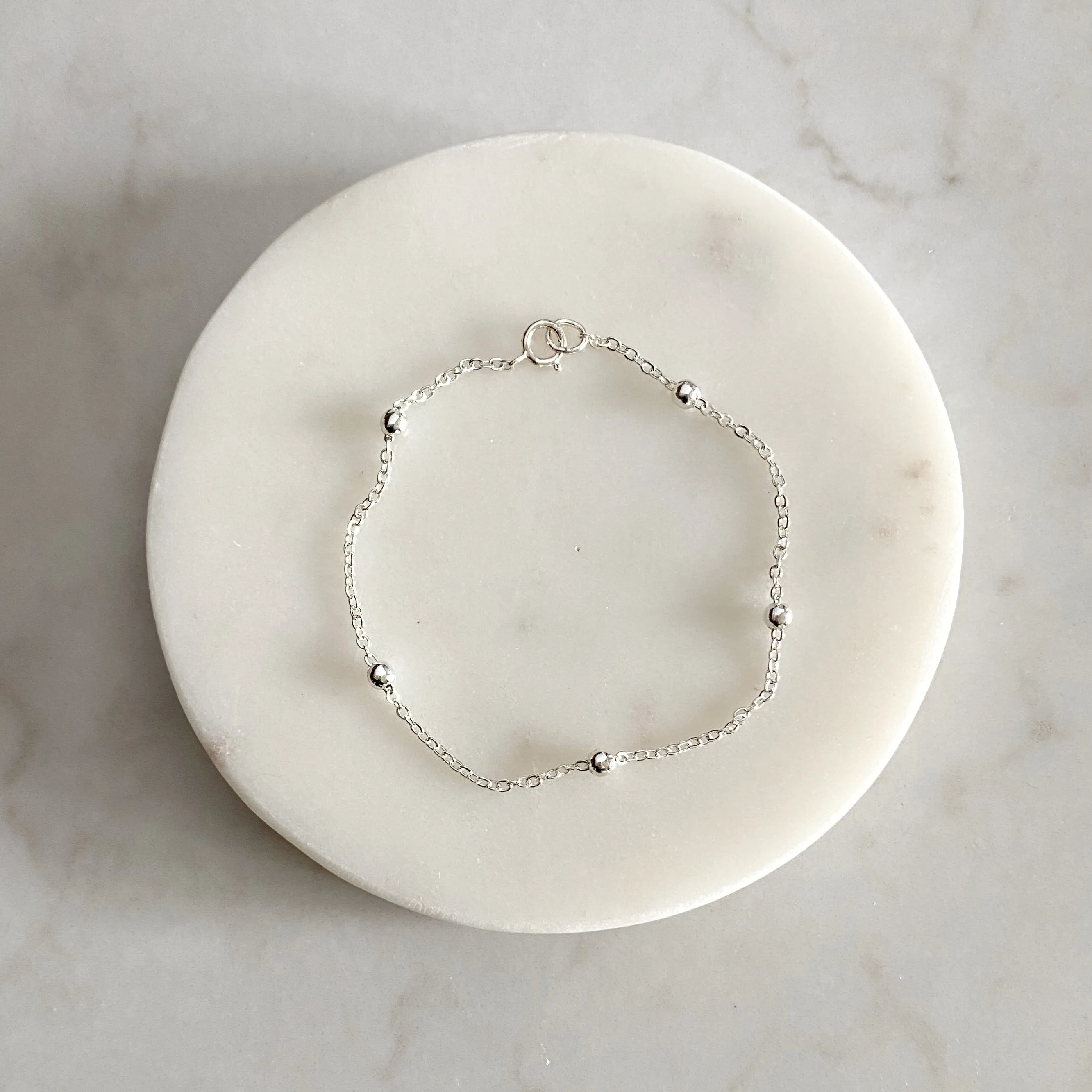 Delicate Silver Chain Bracelets