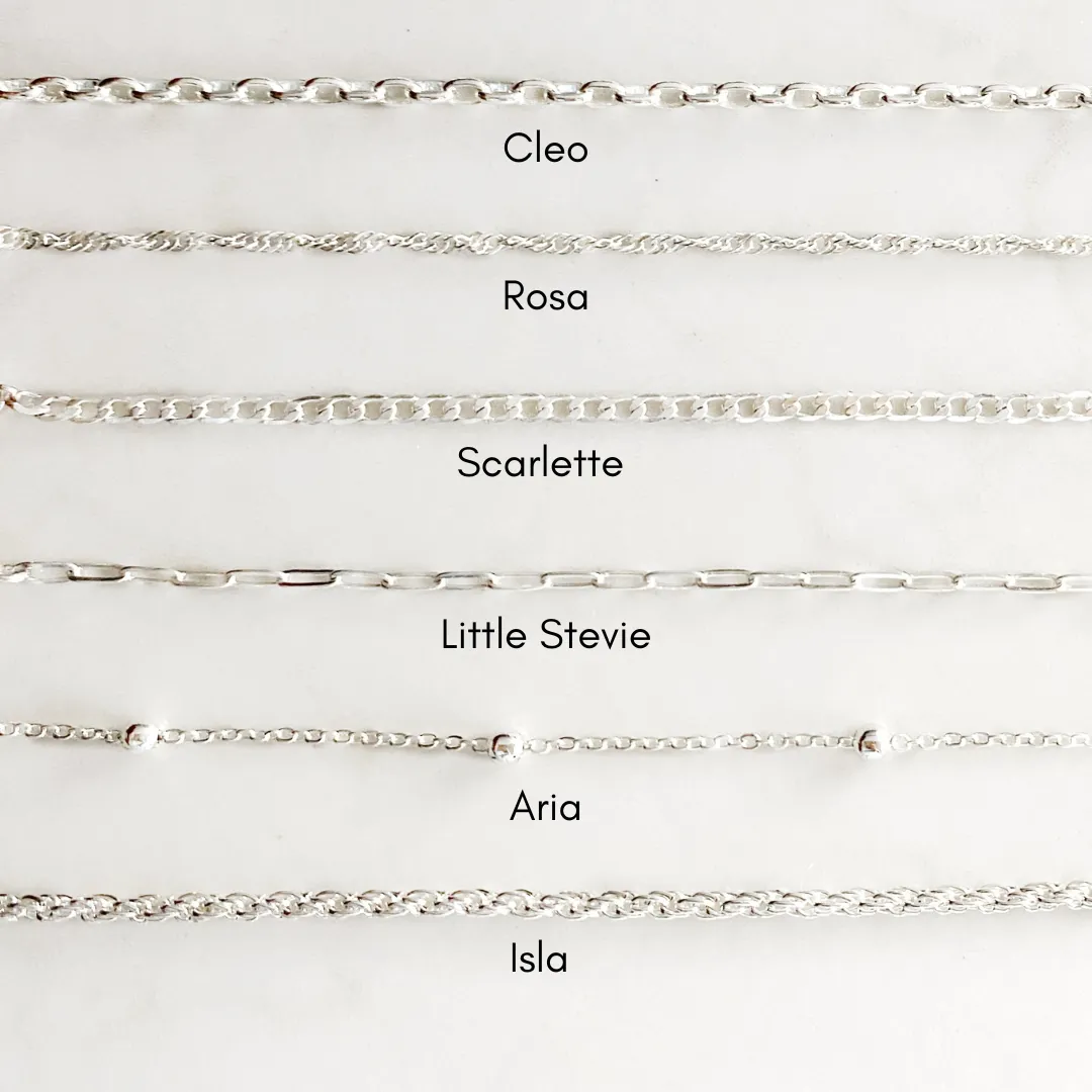 Delicate Silver Chain Bracelets