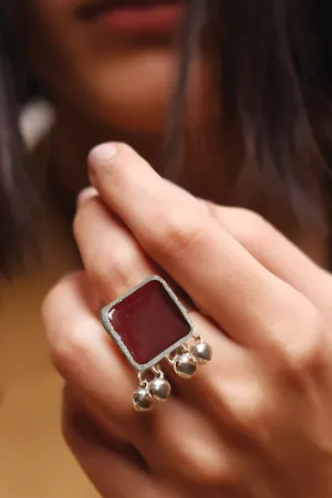 Elegant Ring - Maroon