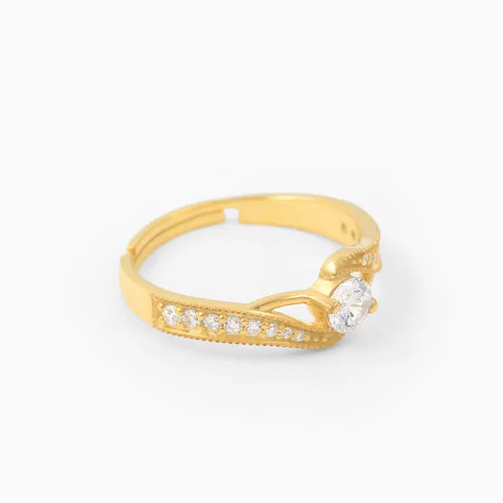 Entwined Cluster Silver Ring