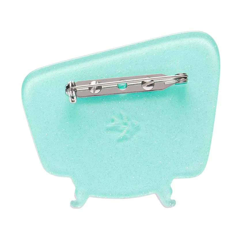 Erstwilder Betty the Bathing Kitty Brooch