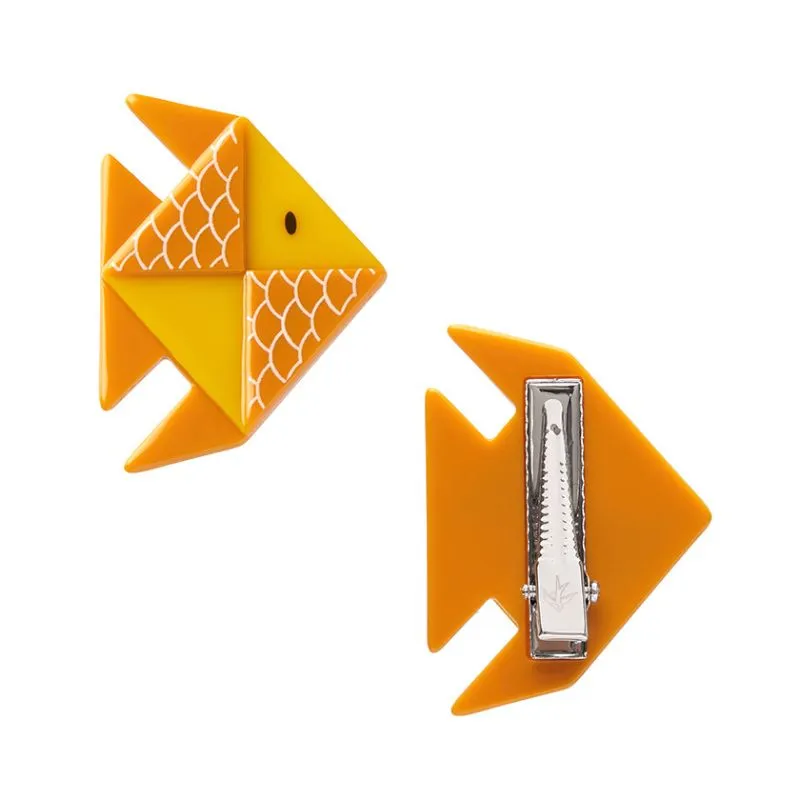 Erstwilder The Memorable Goldfish Hair Clips Set - 2 Piece