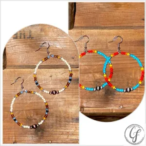 EVERYDAY BEADED HOOPS