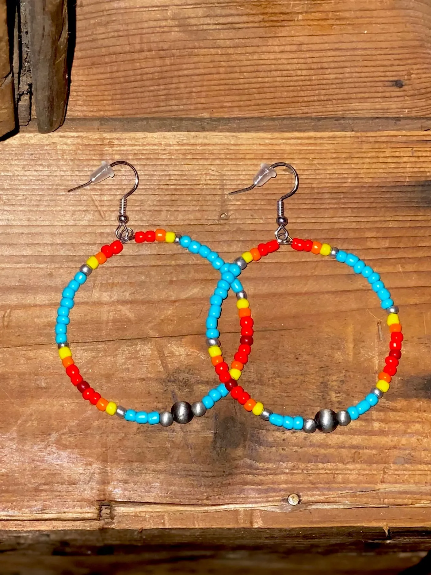 EVERYDAY BEADED HOOPS