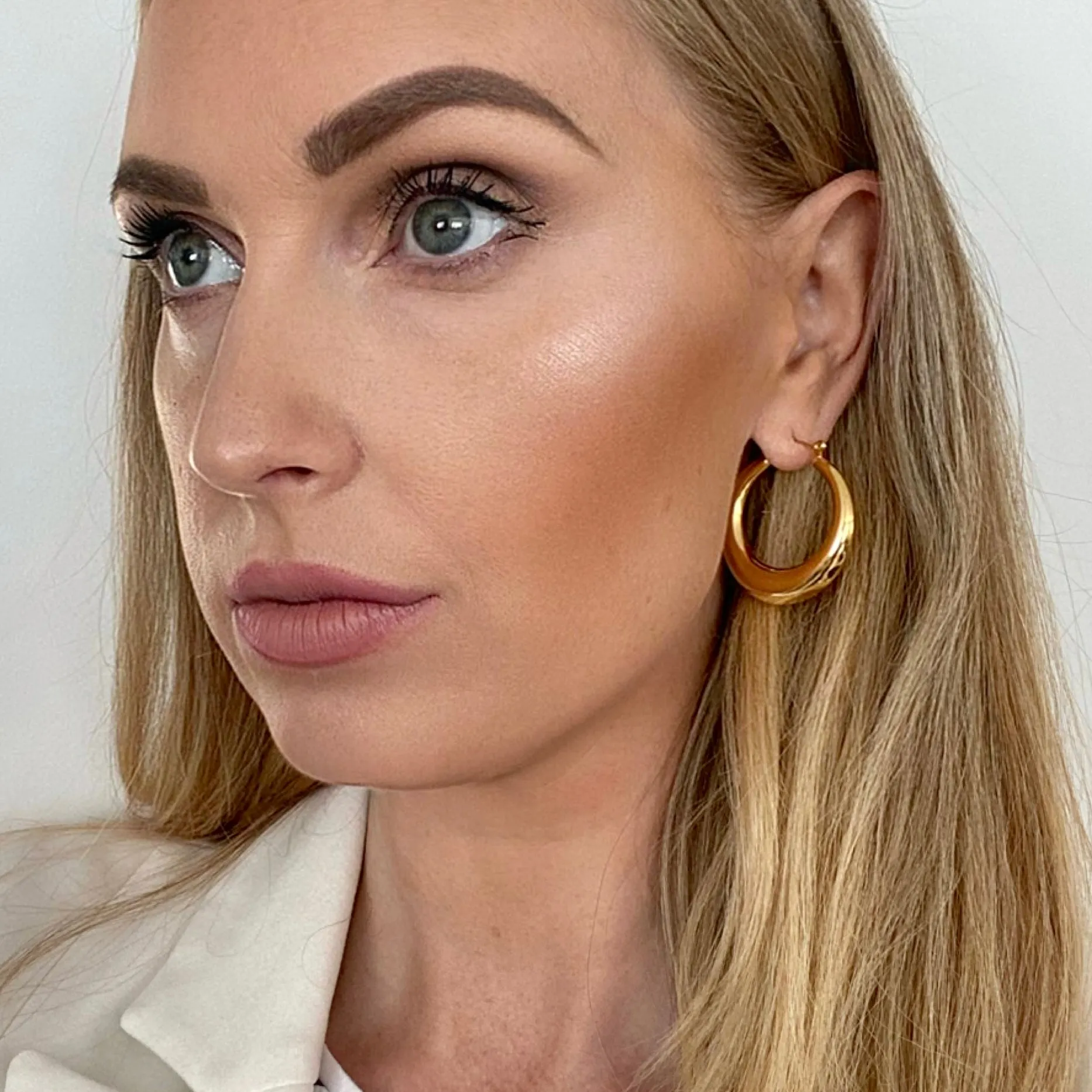 Everyday Chunky Gold Hoops