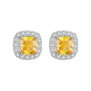 Everyday Genie Zircon Studded Sterling Silver Earrings