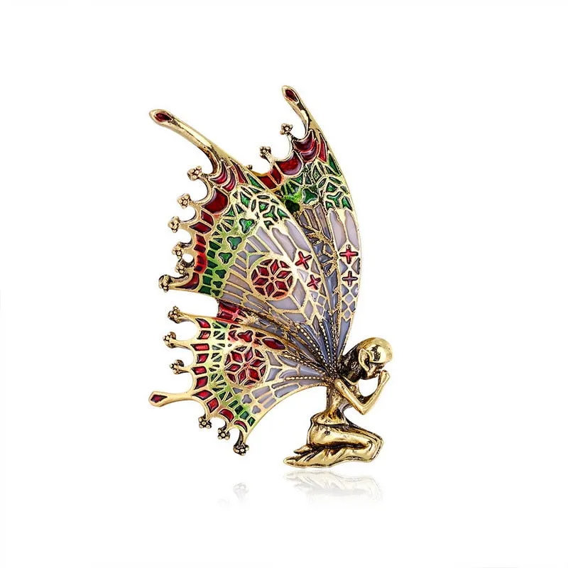 Fashion Women Girls Creative Butterfly Rhinestone Brooches