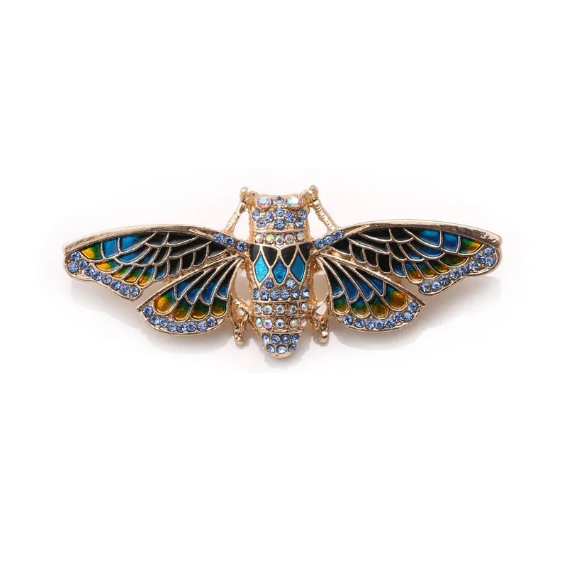 Fashion Women Girls Creative Butterfly Rhinestone Brooches
