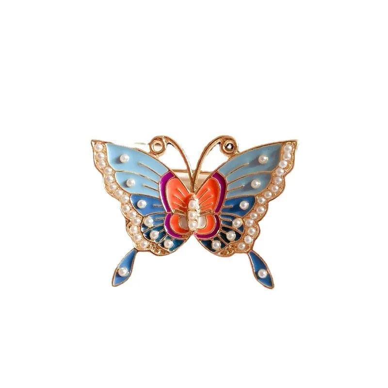 Fashion Women Girls Creative Butterfly Rhinestone Brooches