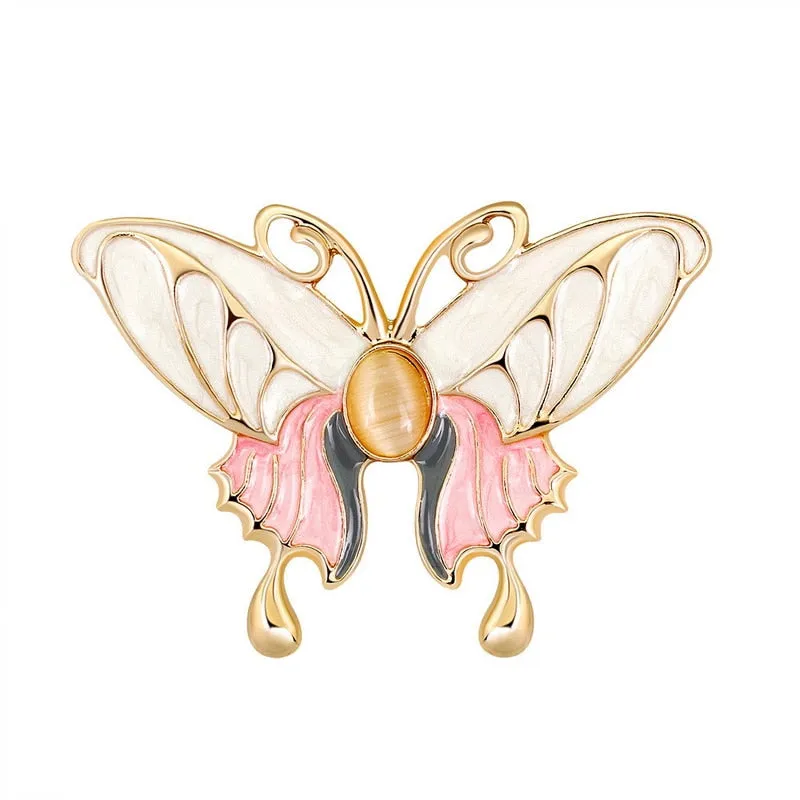 Fashion Women Girls Creative Butterfly Rhinestone Brooches
