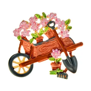 Float Brooch Enamel Fashion Flower Pin Cute Creative Accessories