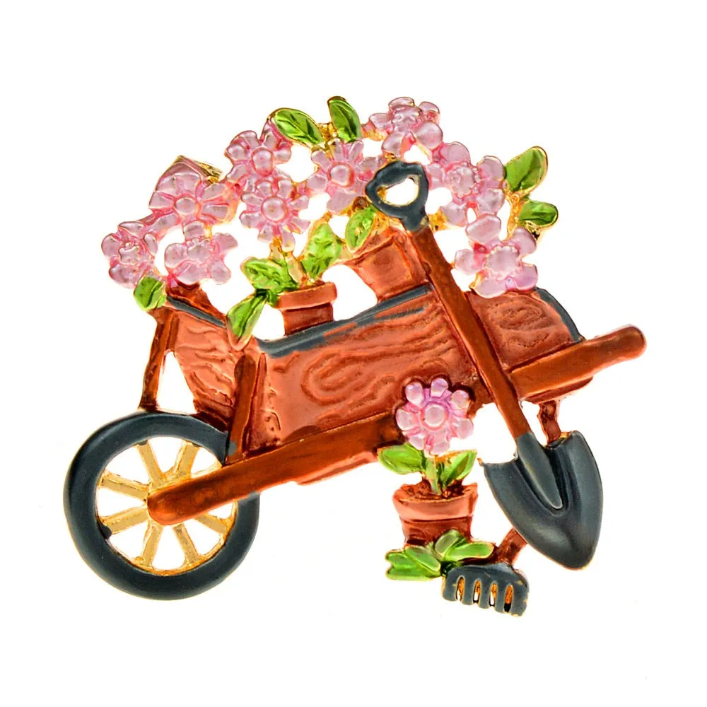 Float Brooch Enamel Fashion Flower Pin Cute Creative Accessories