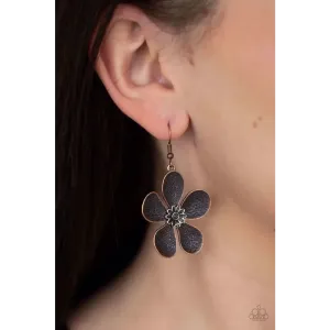 Fresh Florals - Copper Earrings