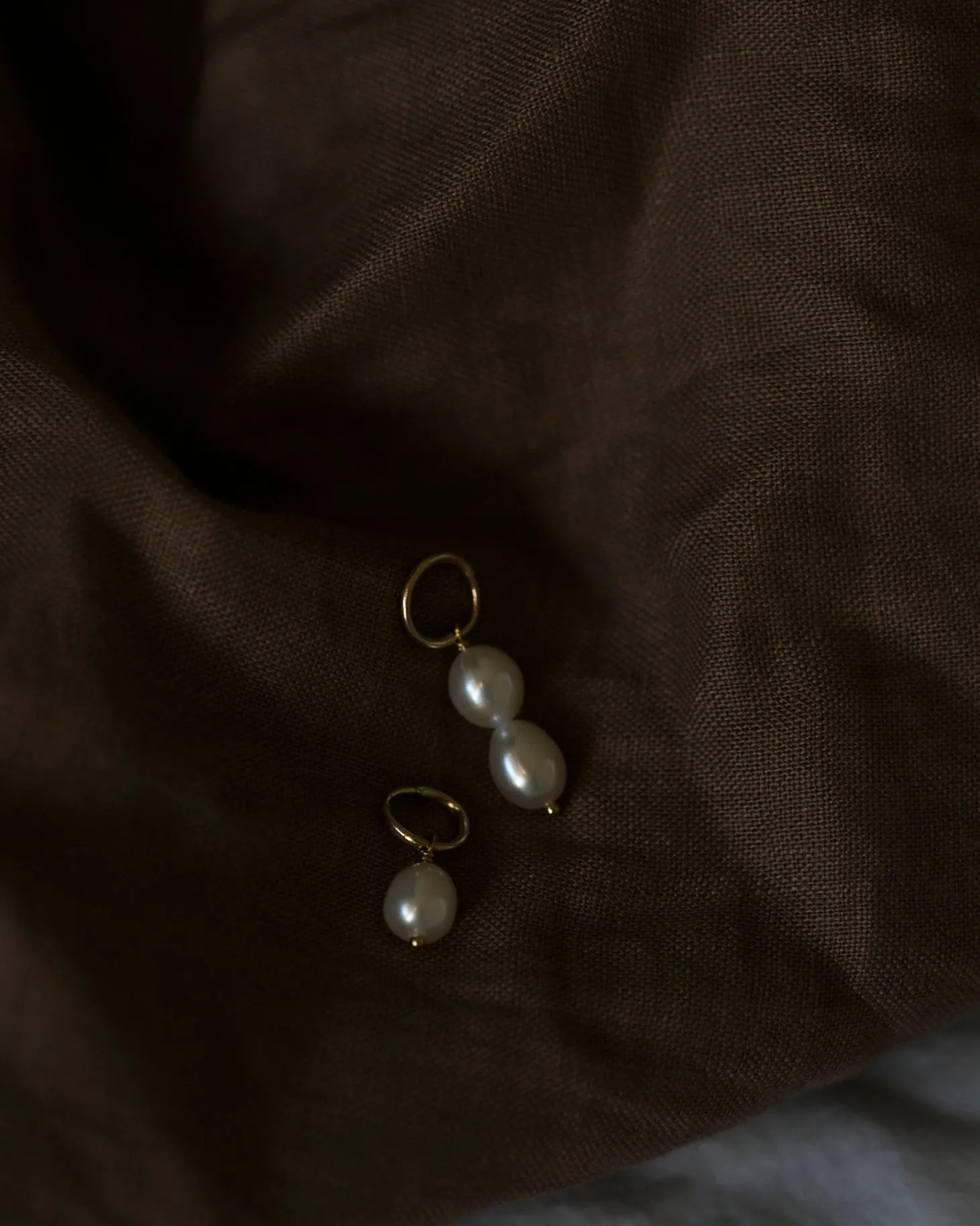 Fresh water Pearl Hoops