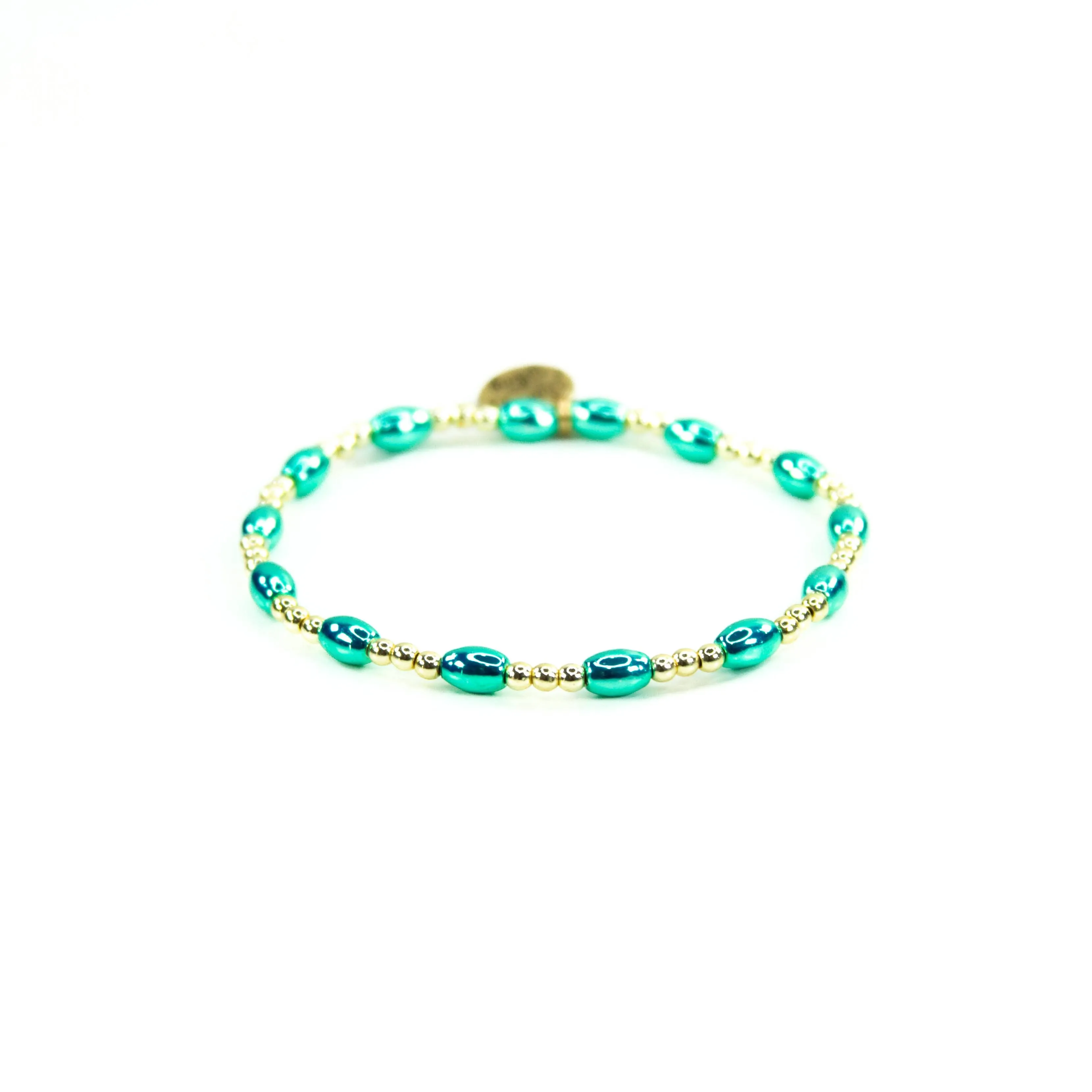 Green Mix Bead Bracelets