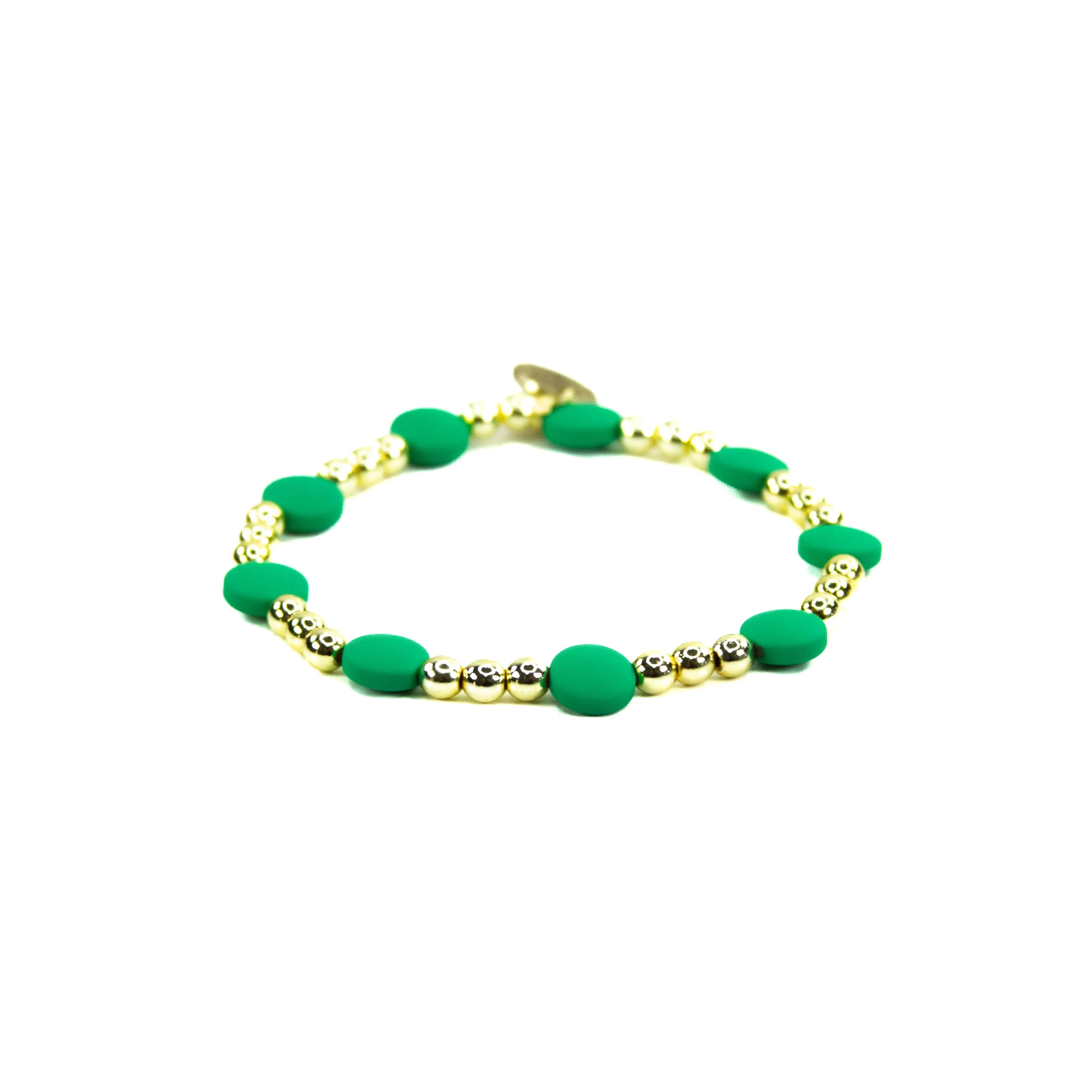 Green Mix Bead Bracelets