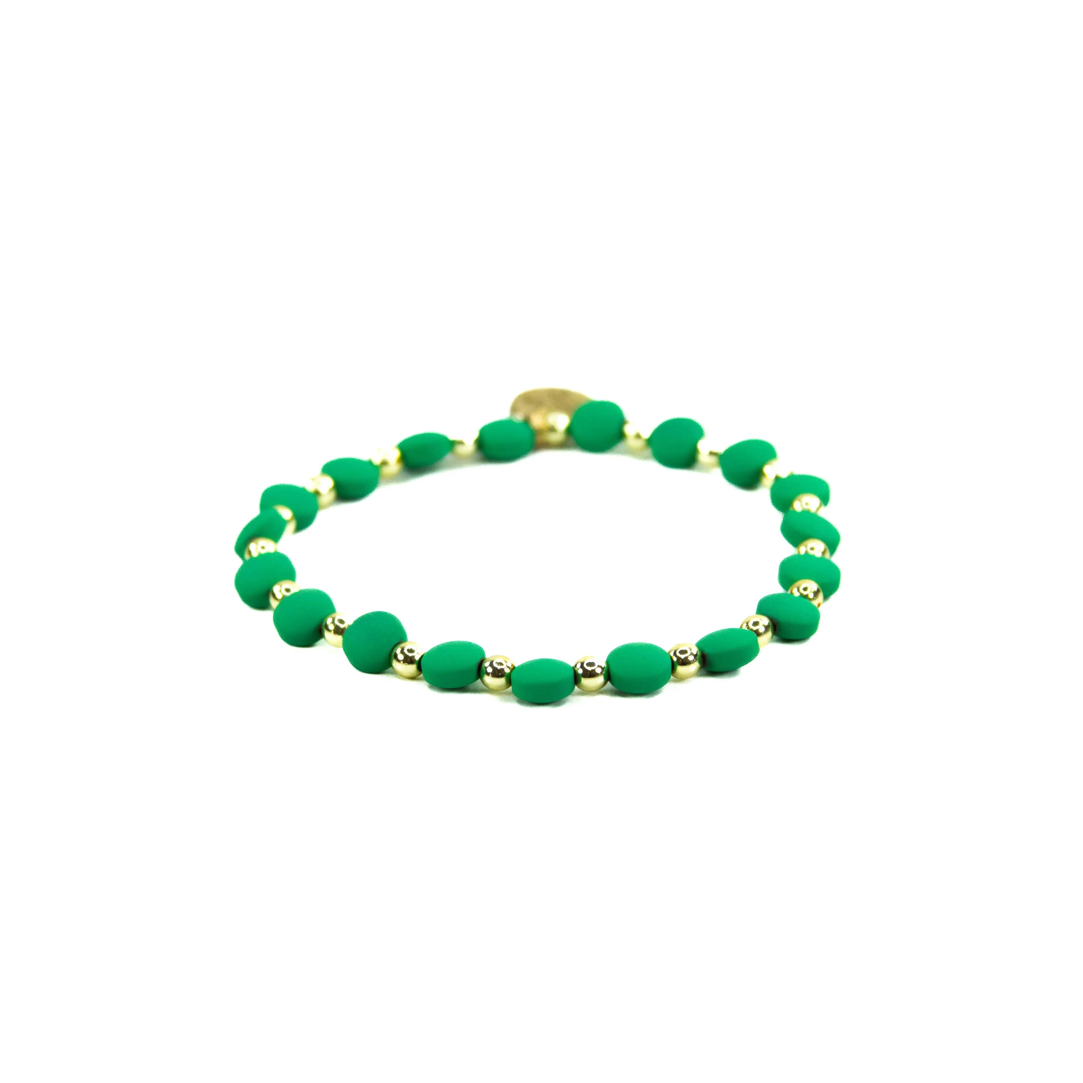 Green Mix Bead Bracelets