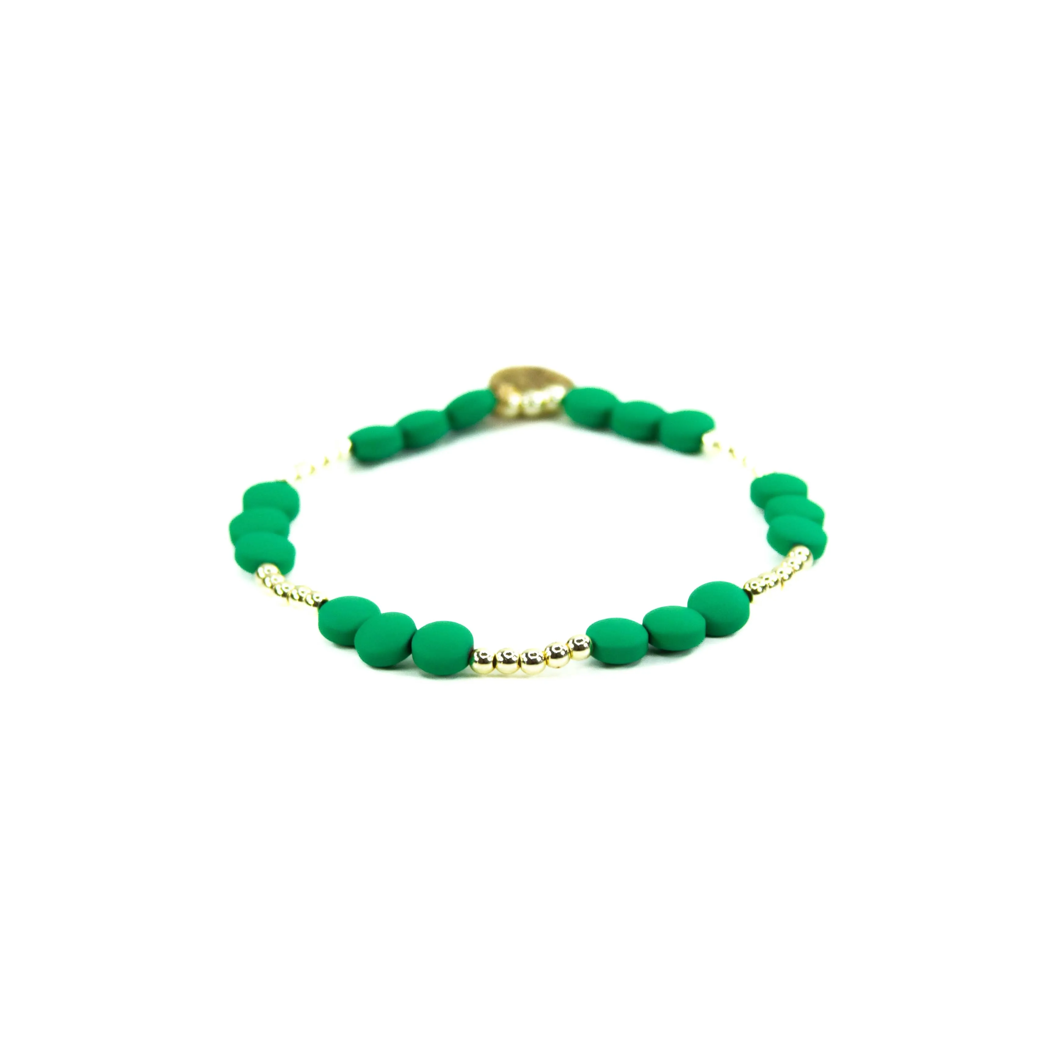Green Mix Bead Bracelets