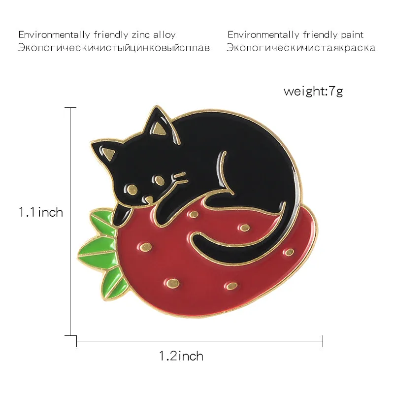 Halloween Cats Enamel Pins