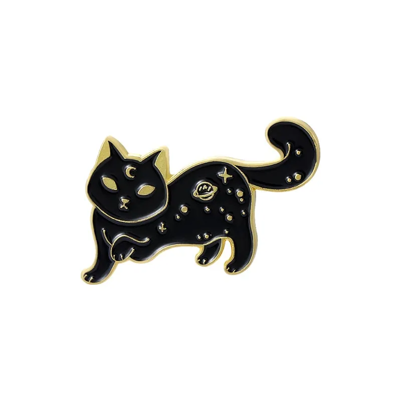 Halloween Cats Enamel Pins
