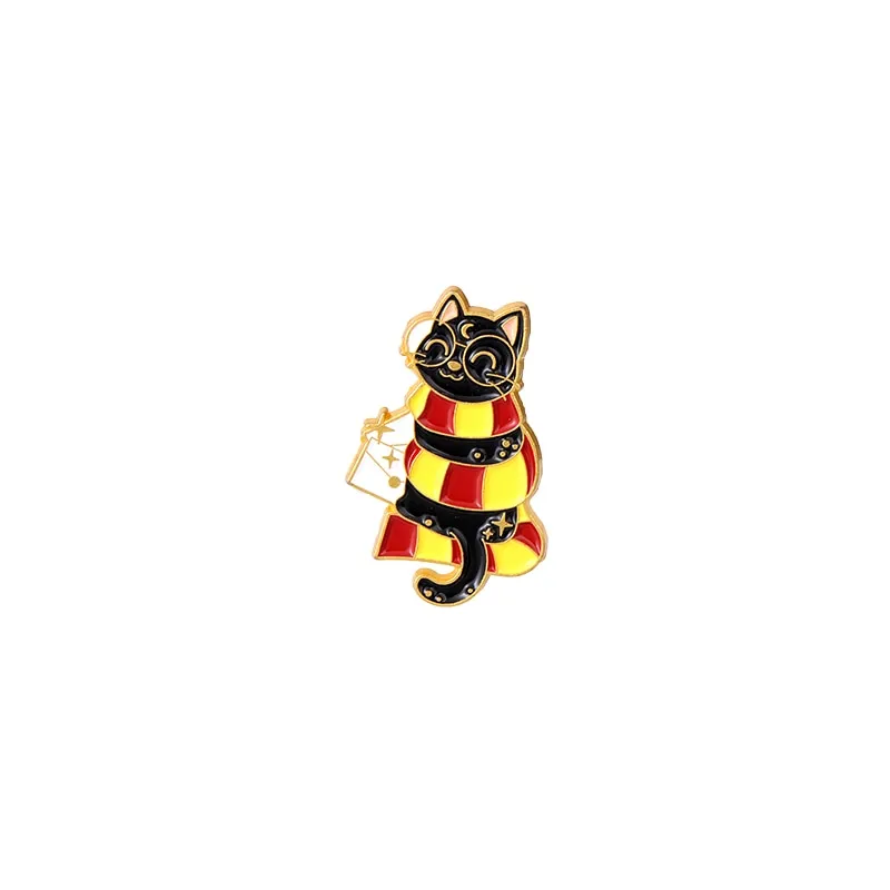 Halloween Cats Enamel Pins