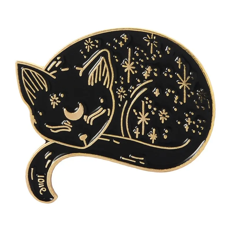 Halloween Cats Enamel Pins