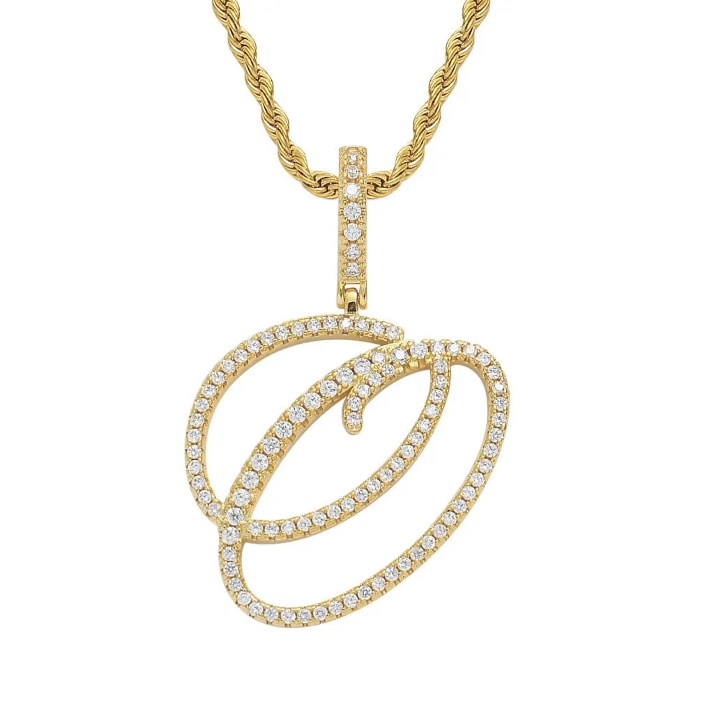 Hip Hop Cool Swash English Letter Pendant 🔤