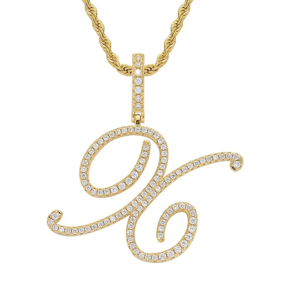 Hip Hop Cool Swash English Letter Pendant 🔤