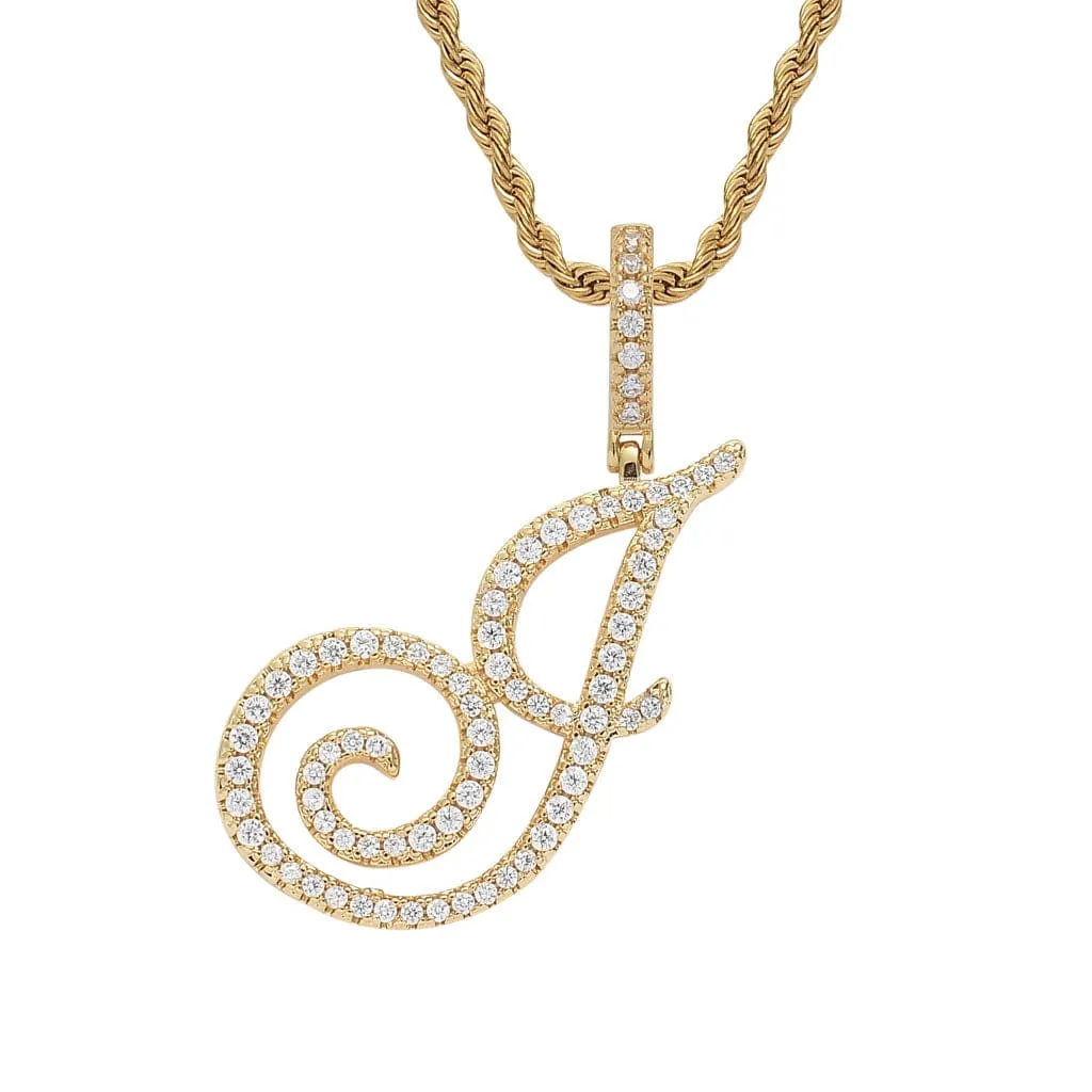 Hip Hop Cool Swash English Letter Pendant 🔤