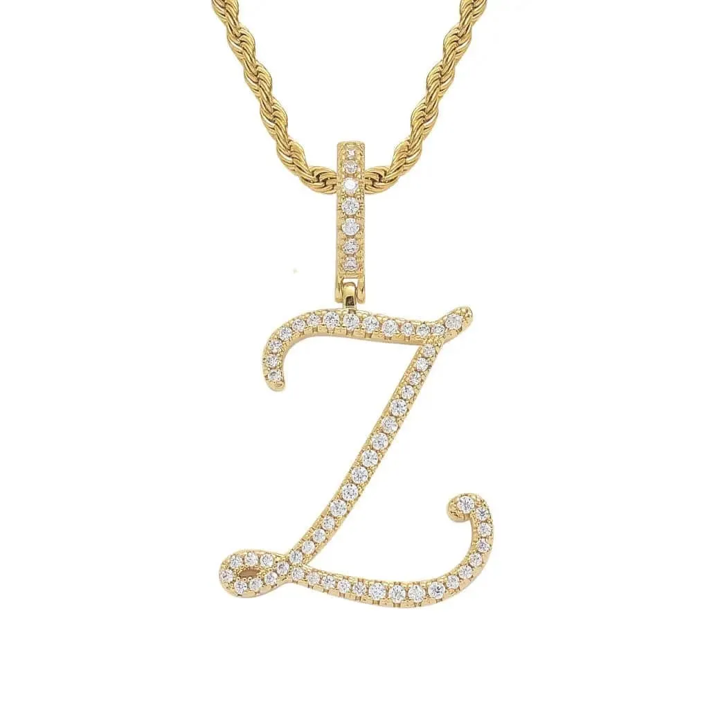 Hip Hop Cool Swash English Letter Pendant 🔤