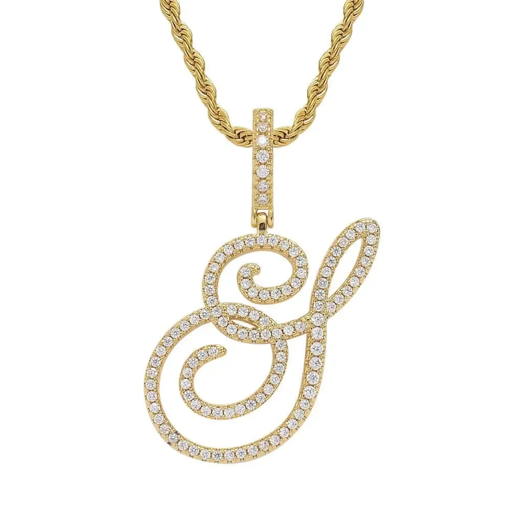 Hip Hop Cool Swash English Letter Pendant 🔤
