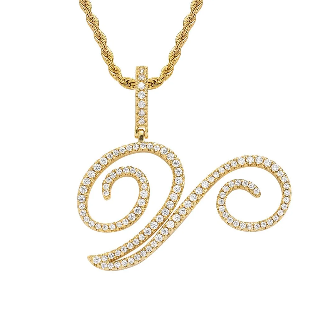 Hip Hop Cool Swash English Letter Pendant 🔤