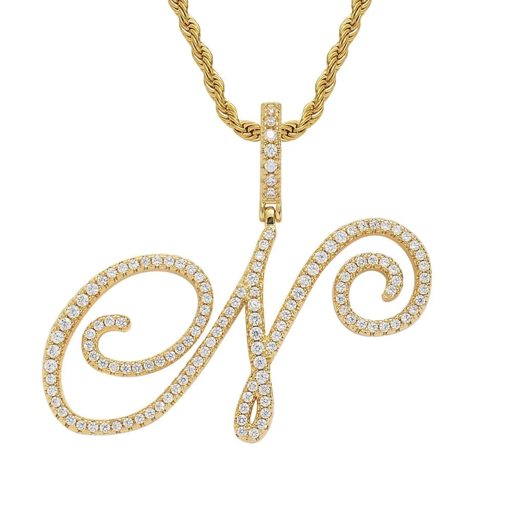 Hip Hop Cool Swash English Letter Pendant 🔤