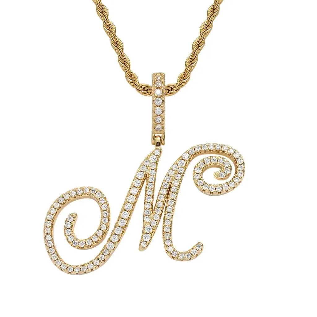 Hip Hop Cool Swash English Letter Pendant 🔤