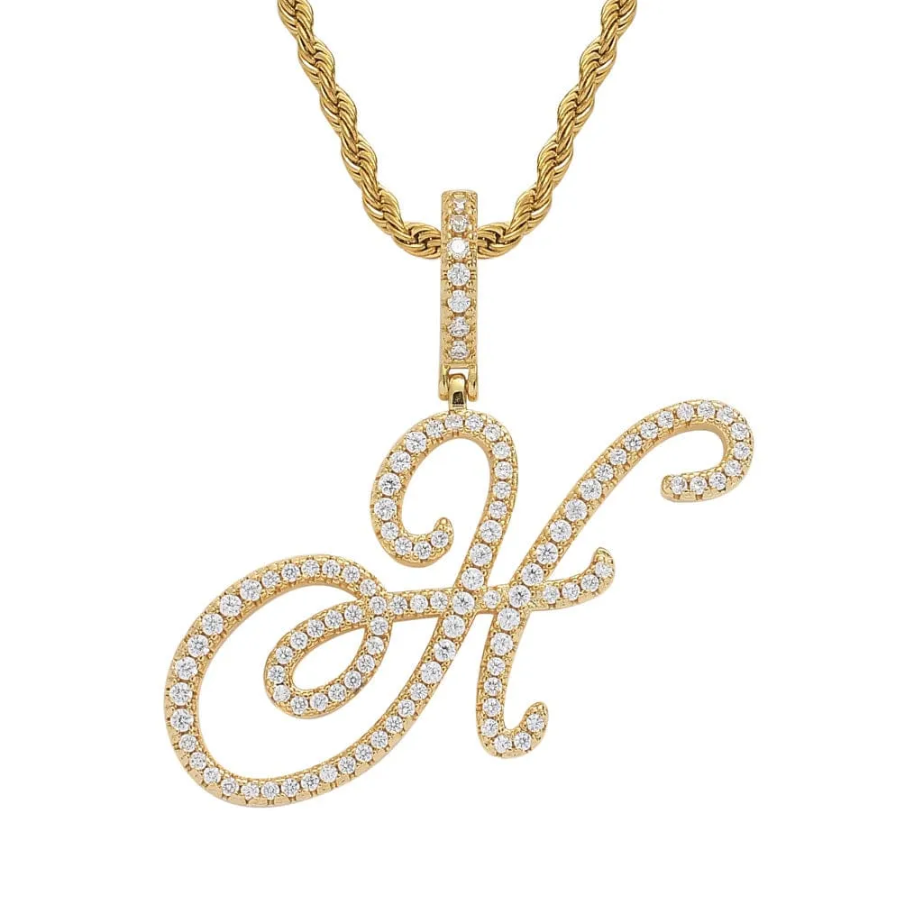 Hip Hop Cool Swash English Letter Pendant 🔤