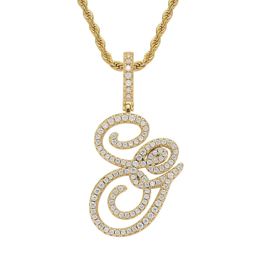 Hip Hop Cool Swash English Letter Pendant 🔤