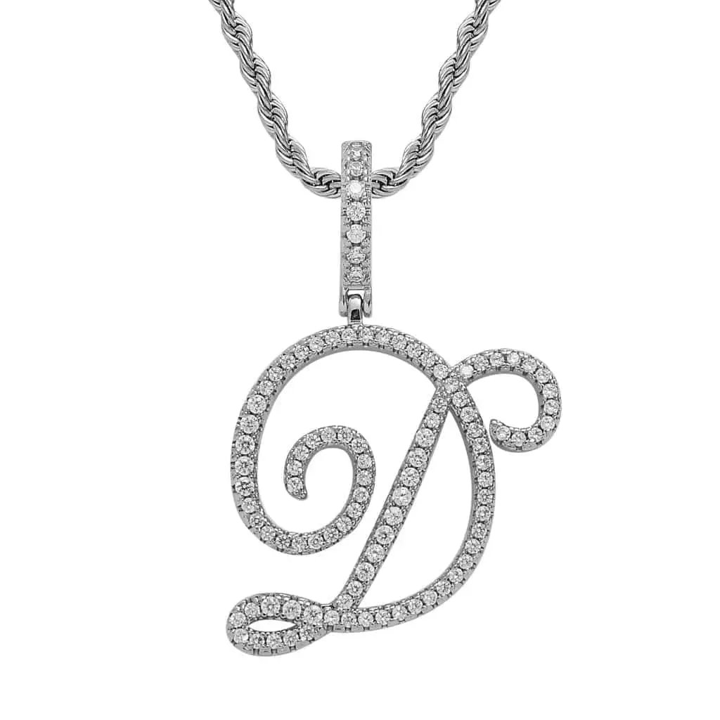 Hip Hop Cool Swash English Letter Pendant 🔤