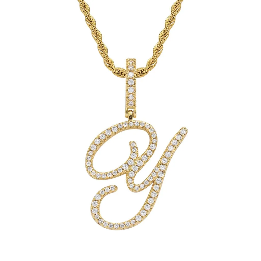 Hip Hop Cool Swash English Letter Pendant 🔤