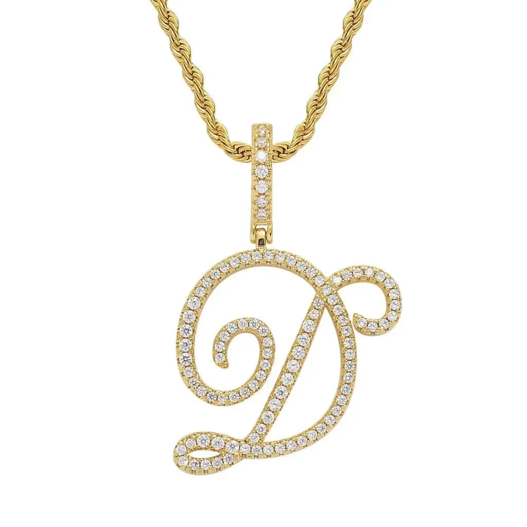 Hip Hop Cool Swash English Letter Pendant 🔤