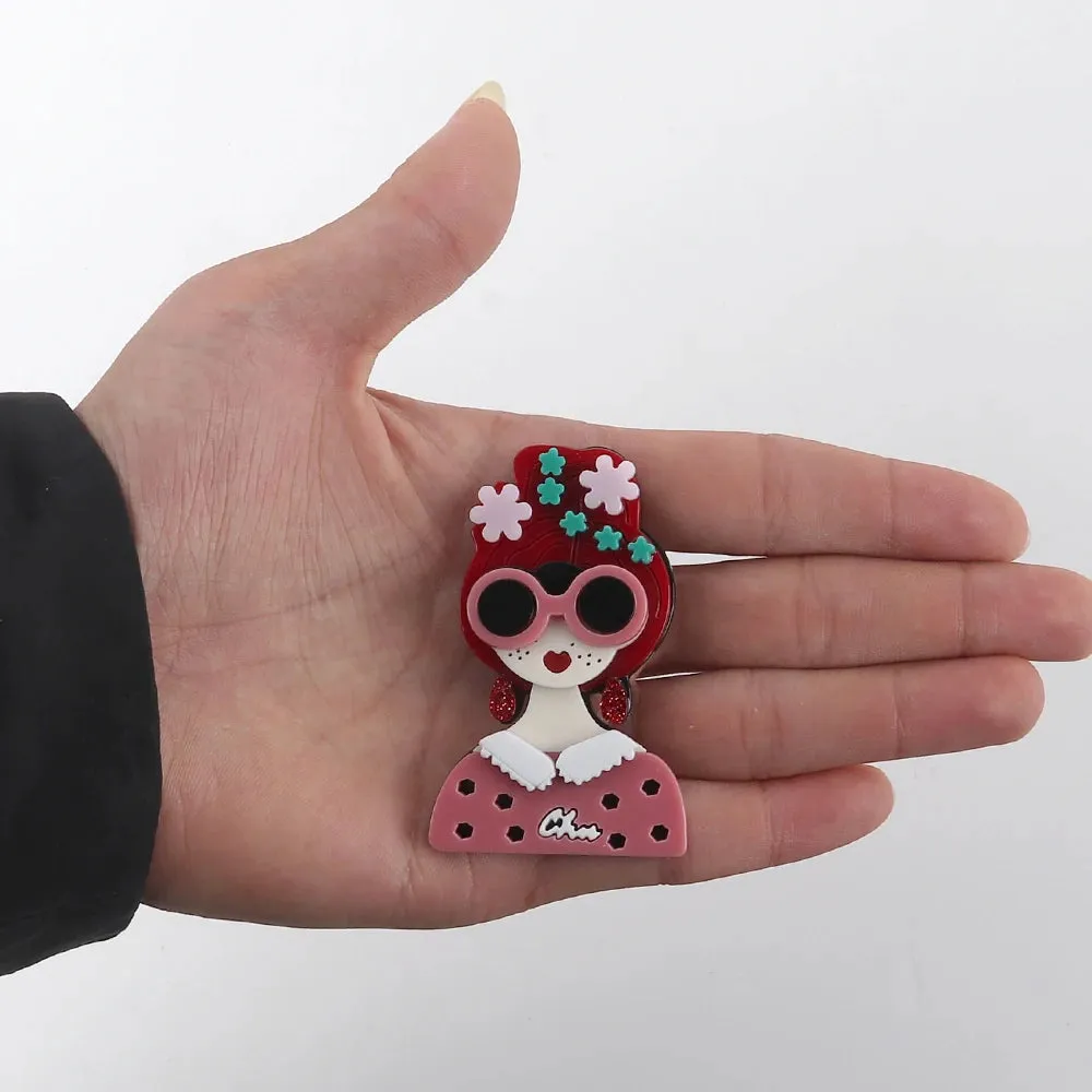 Humans of New York Acrylic Brooches