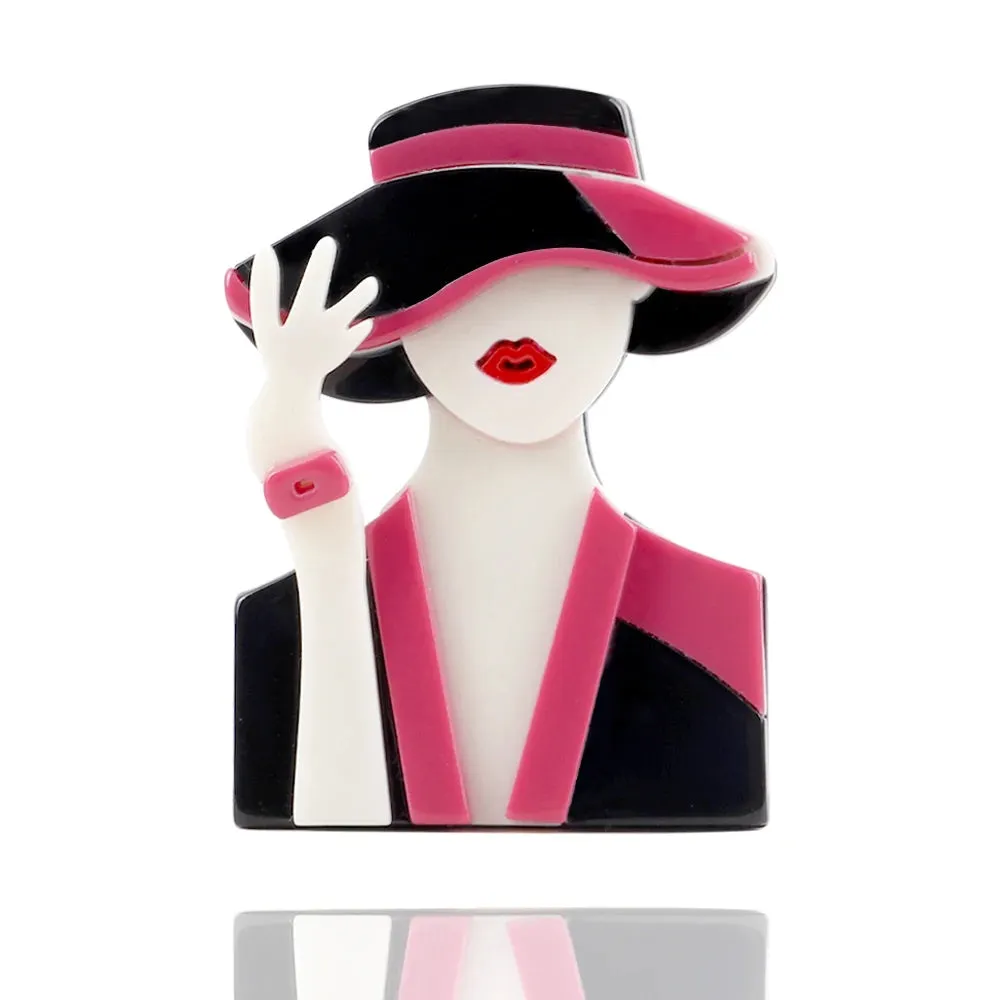 Humans of New York Acrylic Brooches