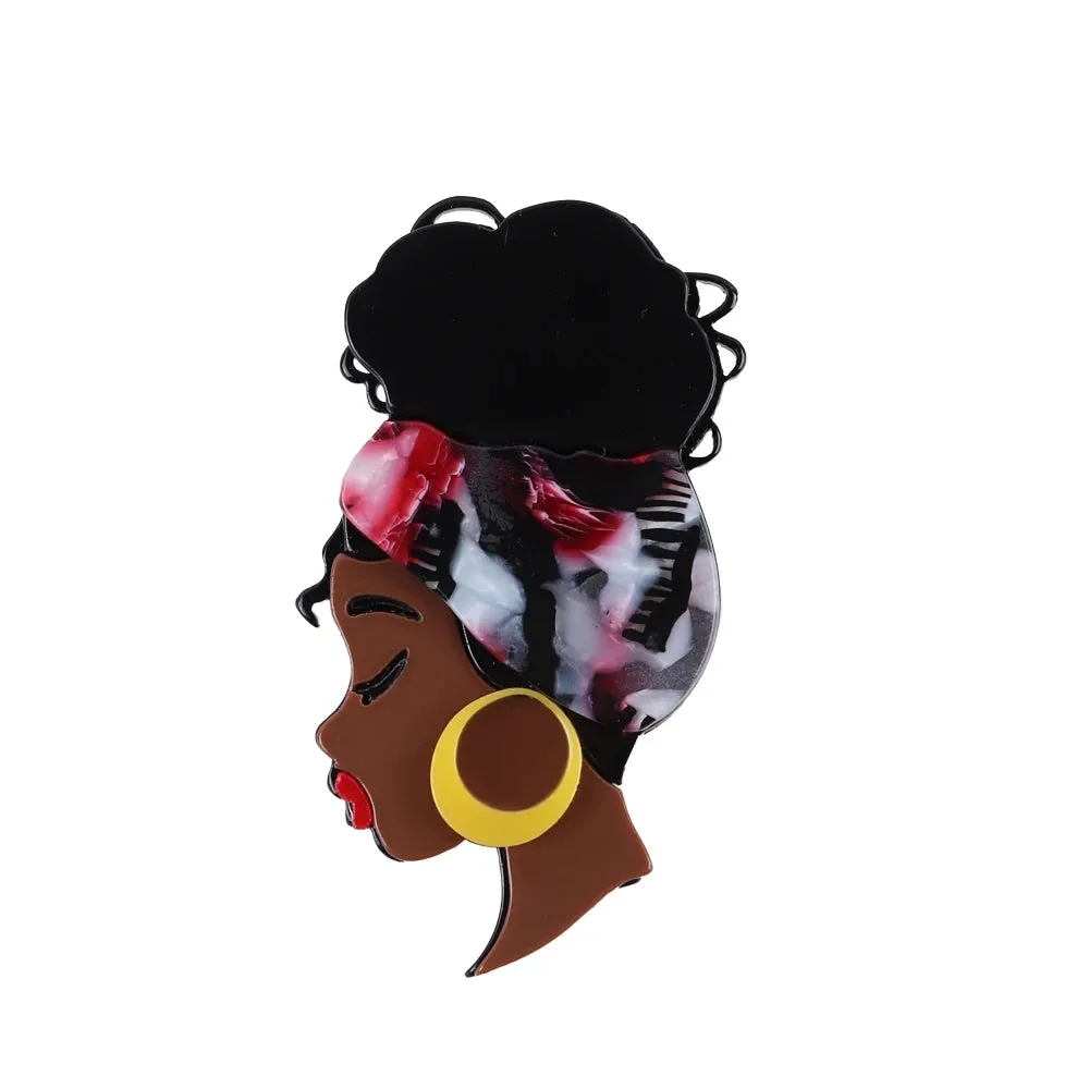 Humans of New York Acrylic Brooches