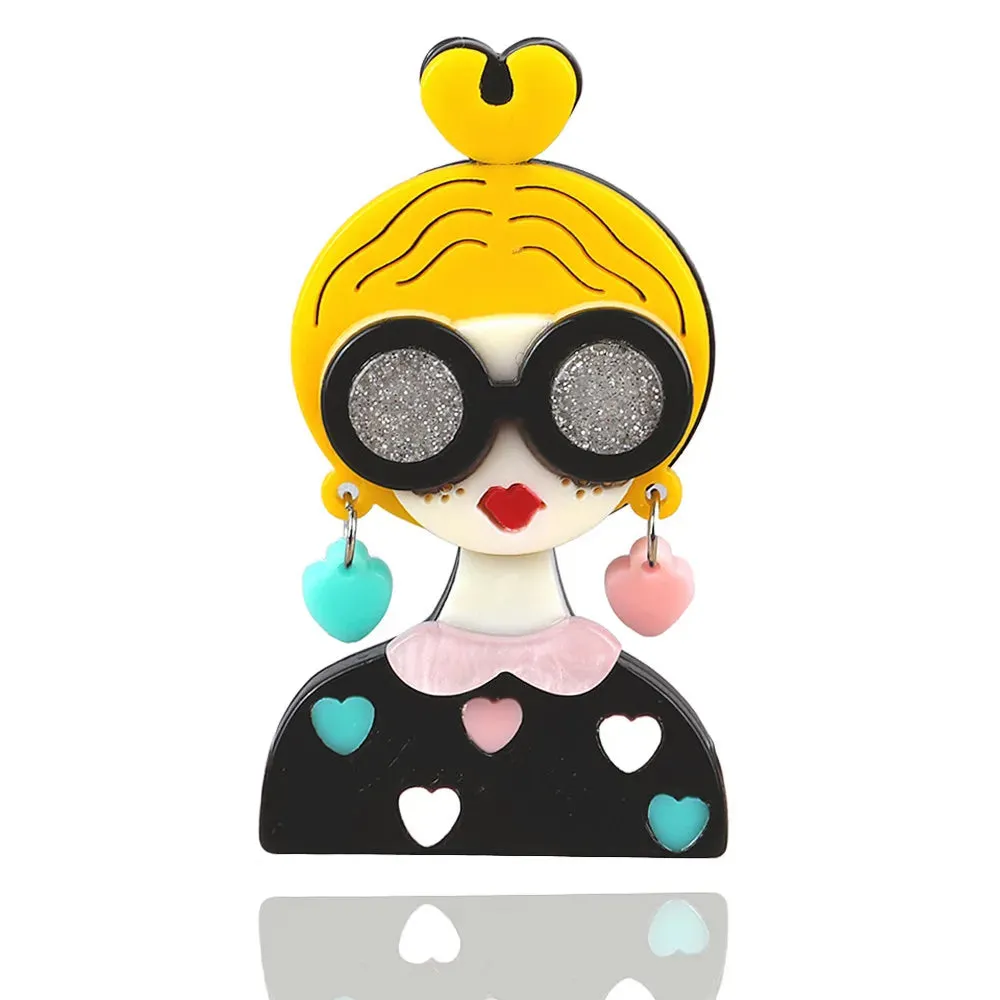 Humans of New York Acrylic Brooches